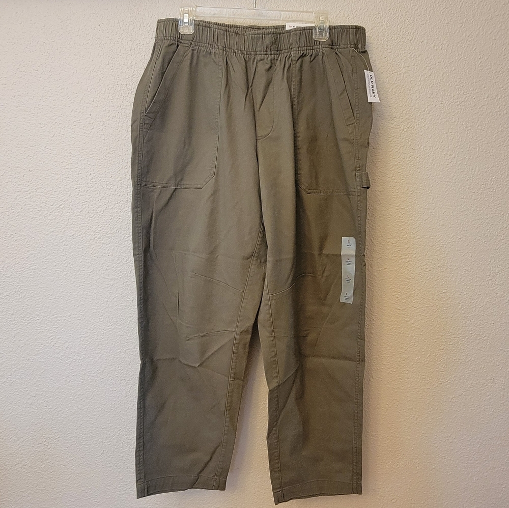 Old Nave Womens Olive Green Pants